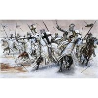italeri 6019 - figuras caballeros orden teutonica alemana - escala 172
