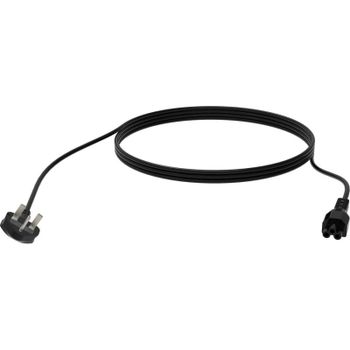 Cable de alimentación Vision TC 3MUKCVLF/BL 3 m BS 1363 a IEC C5