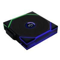 ventilador suplementario lian-li uni fan tl 120mm pwm argb sin cables lcd y diseno negro