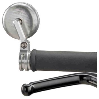 Espejo retrovisor bar-end Puig Tracker gris