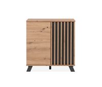 aparador 2 puertas decoracion roble artesanal l80 cm - lublin