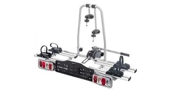 Portabicicletas de 2 bolas montado en enganche neatt compatible con bicicletas electricas