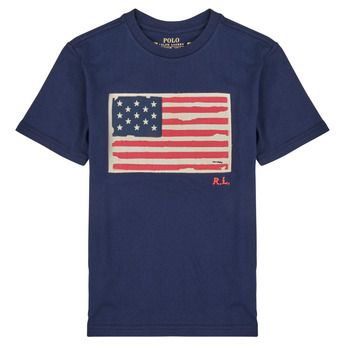 Polo Ralph Lauren Camiseta SS FLAG TEE para niña
