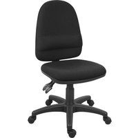 teknik ergo twin 2900blk fabric operator chair - black black