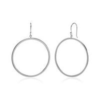 pendientes plata 925 circulos