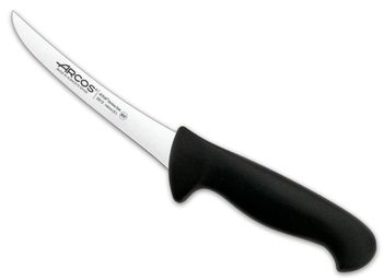 Cuchillo deshuesador de acero inoxidable nitrum de 140 mm mango negro