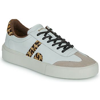 Blackstone Zapatillas EL280-WHITE-LEOPARD para mujer