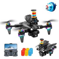 xkj k22 max lanzamiento con una sola tecla disco volador wifi fpv con camara hd doble sistema de cardan led colorido dro