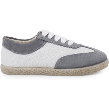 Pisamonas Zapatillas Zapatillas Lino Y Serraje Combinadas para niño
