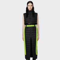 rains trekker cropped quilted shell gilet