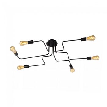 Plafón de techo lester (6 luces)