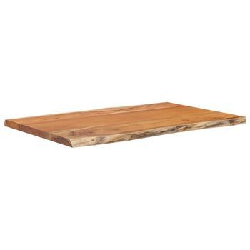 Tablero De Mesa Rectangular Acacia Borde Vivo 60x40x2,5 Cm Vidaxl