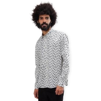 Brava Fabrics Camisa manga larga Peanuts B W Shirt - Ecru para hombre