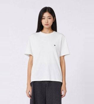 Weekend Max Mara para mujer. 2625976031650 Camiseta Venaco blanco (S), Casual, Algodón, Manga corta
