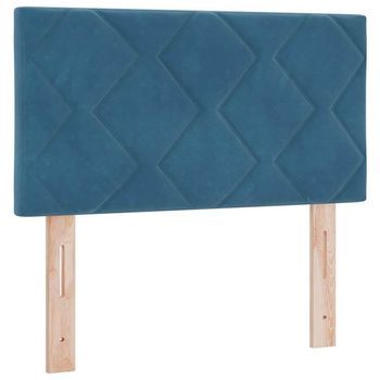 Cabecero，panel De Cabecero Led Azul Oscuro 80 Cm Terciopelo
