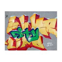 papel pintado 3d - inner city life 400x309 cm
