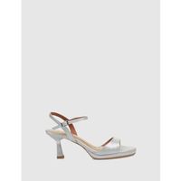 obvio zapatos de tacon sandalia dulce plata para mujer