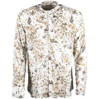sl56 camisa manga larga colletto coreana cotone para hombre