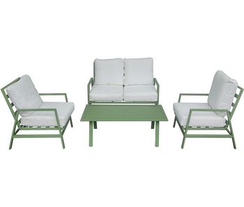 Conjunto de muebles de jardín de metal 