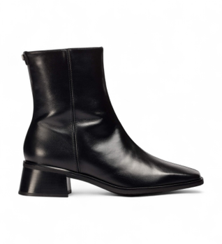 Wonders para mujer. D-1601 Botines de Piel Ayla 01 negro (36), 3 a 5cm, Cremallera, Casual