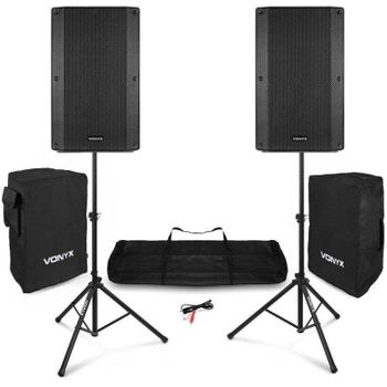 Sistema PA Vonyx VSA150S 1000W RMS Bluetooth USB Soportes Fundas