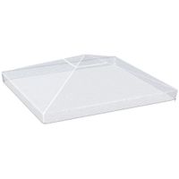 outsunny cubierta protectora para gazebo 3x3 m cubierta impermeable para pergola toldo carpa transparente   aosom espana