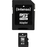Intenso 4GB MicroSDHC 4GB MicroSDHC Clase 10 memor