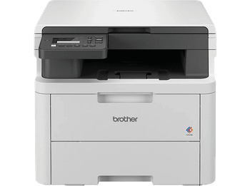 Impresora multifunción láser - Brother DCP-L3520CDWE, Impresión doble cara, Color, WiFi, Blanco