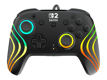 Mando Nintendo Switch 2 - Turtle Beach Afterglow™ Wave Wired Controller, Para Switch, OLED, 2, Cable, Negro