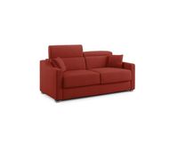 amber sofa cama convertible con tela desmontable 191 cm mat 140x197 rojo