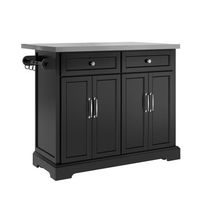 sobuy carro cocina negro plegable con 2 cajones tablero mdf 98 kg