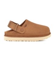 ugg para mujer 1138252 zuecos de piel goldenstar marron 37 plano velcro casual