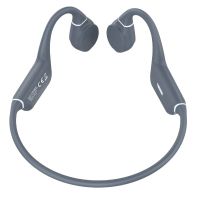 auriculares inalambricos deportivos de conduccion osea leotec osea kuri con microfono bluetooth grises