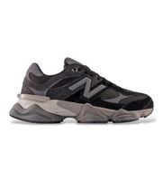 new balance para hombre u9060v1 zapatillas de piel 9060 negro 385 plano serraje cordones casual