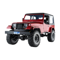 fms rochobby mashigan rs rojo rtr 110 24g 4wd coche rc rock crawler todo terreno camion monstruo luz led eje de metal