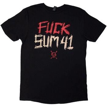 Sum 41 Tops y Camisetas Tour '24 Fuck para hombre