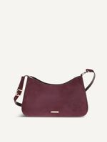 caprice handbag red made of leather and textile size 1