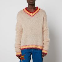 marni v-neck mohair-blend jumper - it 50l