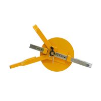 wheel clamp - full face - yellow