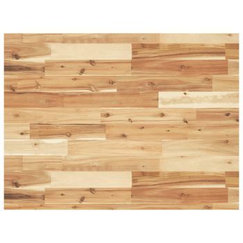 Encimera Tocador Baño Madera Acacia Acabado Aceite 100x60x4 Cm Vidaxl