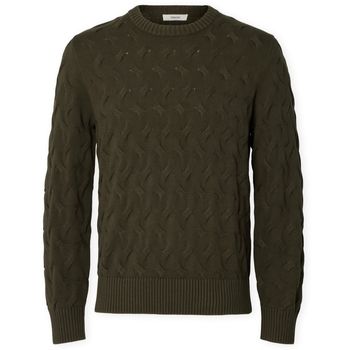 Selected Jersey Noos Carlos Knit - Forest Night para hombre