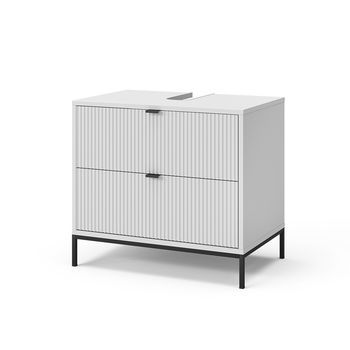 Mueble Bajo Lavabo Eliza 70 X 63 Cm Con 2 Cajones Extraíbles Vicco