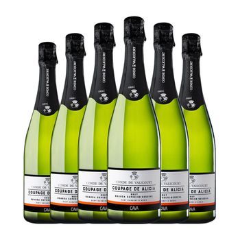 Conde De Valicourt Coupage De Alicia Brut Cava Reserva 75 Cl 11.5% Vol. (pack De 6 Unidades)