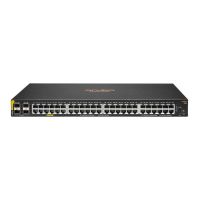 conmutador hpe aruba 6100 48 puertos poe 4sfp 370w gestionado l3 rack 1u