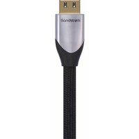 sandstrom s2hdm215 hdmi cable with ethernet - 2 m silver