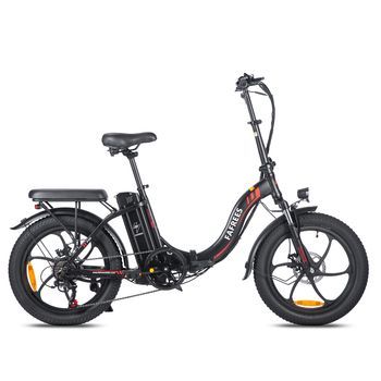 Bicicleta Eléctrica Plegable Fafrees F20, Batería Extraíble De 36 V Y 18 Ah, Negra