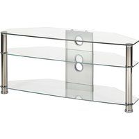 mmt jet cl-1150 tv stand - clear glass