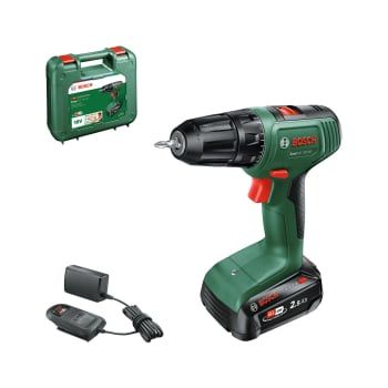 Taladro a Batería Easydrill 18V-38 Bosch con 1 batería de 2,5Ah, sistema de 18 V y en maletín de transporte