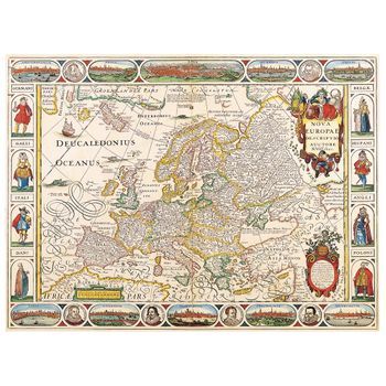Legendarte - Cuadro Lienzo, Impresión Digital - Mapa Antiguo No. 55 - Decoración Pared Cm. 80x100