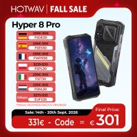hotwav hyper 8 pro telefono inteligente resistente con pantalla de 68 pulgadas resolucion 2k 120 hz conectividad 5g procesador de ocho nucleos altavoz de 125 db bateria de 12000 mah carga